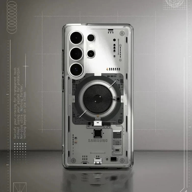 Side angle of TechGrid Case – lightweight and grippy