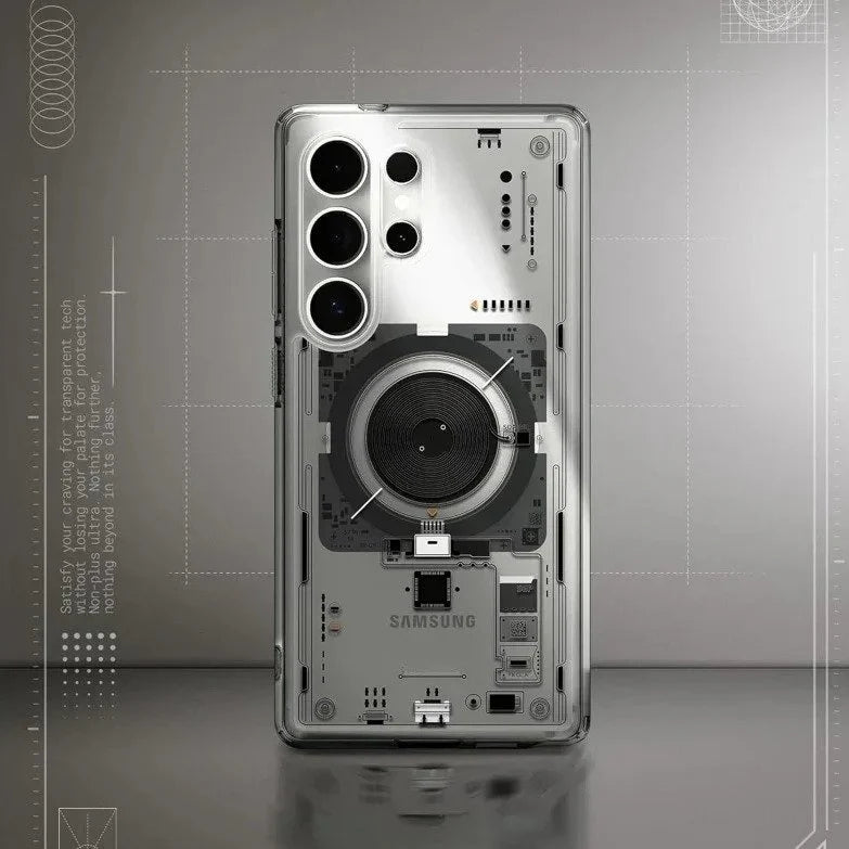 Side angle of TechGrid Case – lightweight and grippy