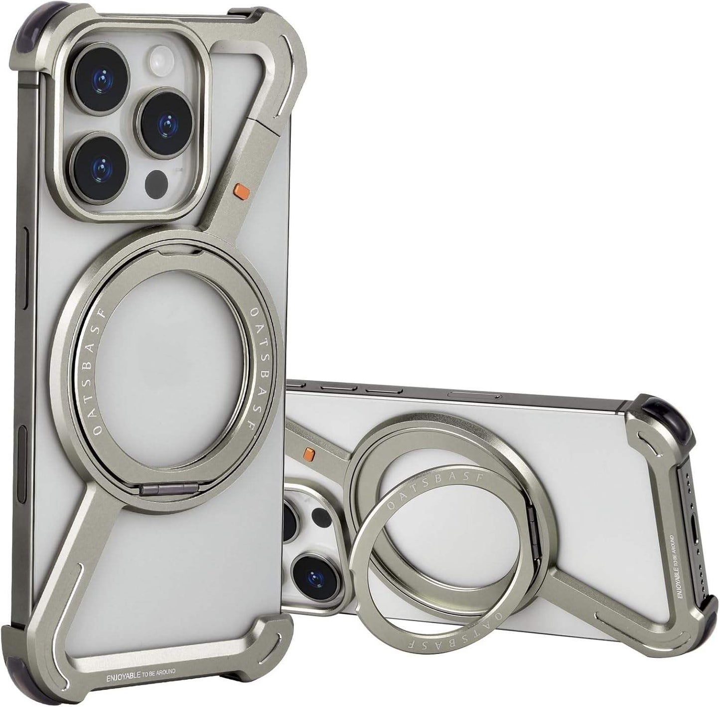Compact foldable design for hands-free use