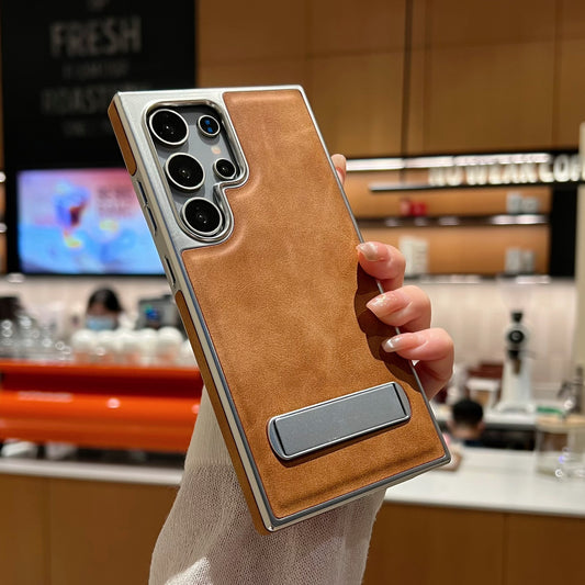 Titan Edge Leather Shield For Samsung Galaxy S23 Ultra
