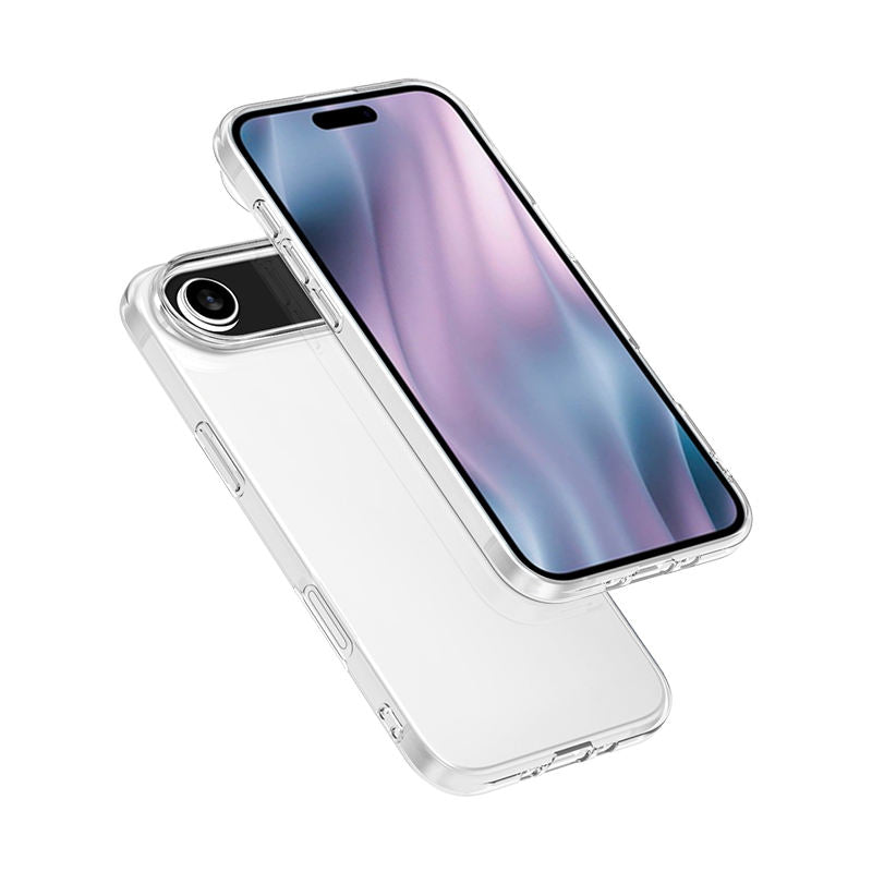 GlassTone crystal clear UV-guard case for iPhone 17 Pro Max non-MagSafe