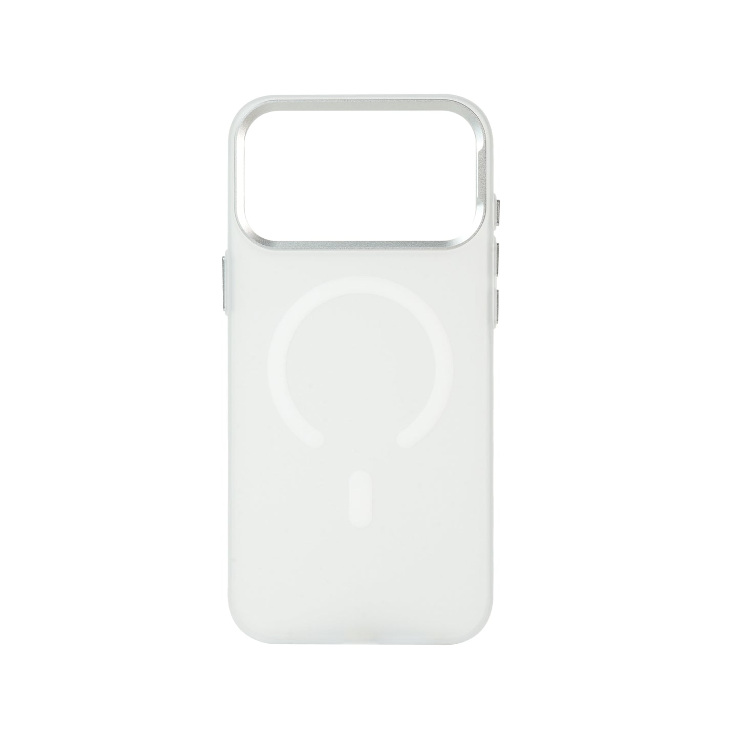 visible halo MagSafe ring and soft-touch anti-fingerprint finish, compatible with iPhone 17 series wireless chargers.