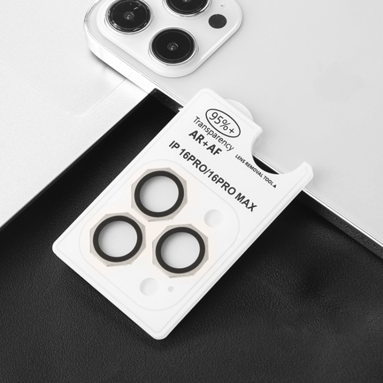 Matte black OctaFit shield ring on smartphone rear camera