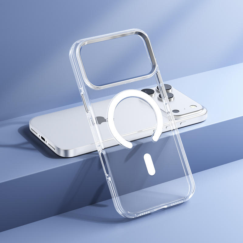 GlassTone MagSafe clear edge guard case for Apple iPhone 17 Pro Max
