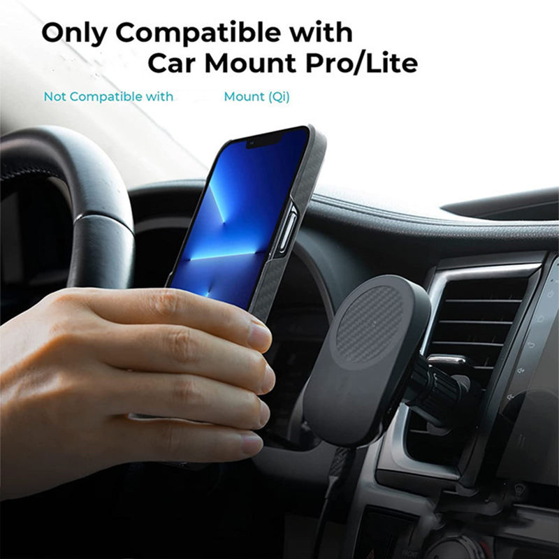 Carbon texture iPhone case with anti-slip matte surface