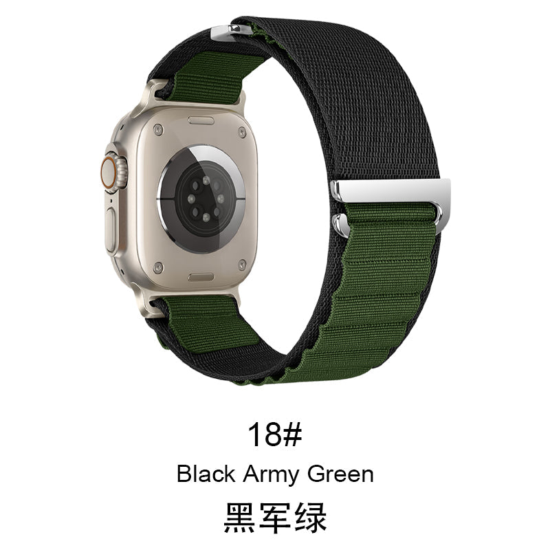 High-performance Apple Watch strap in blue for daily routines