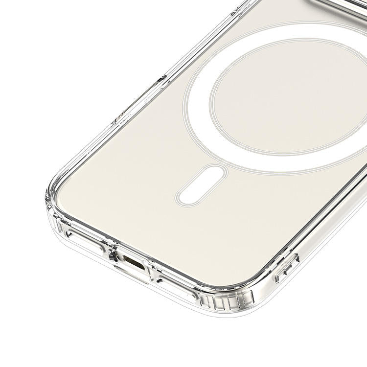 GlassTone MagSafe crystal clear protective case for iPhone 17 Pro Max
