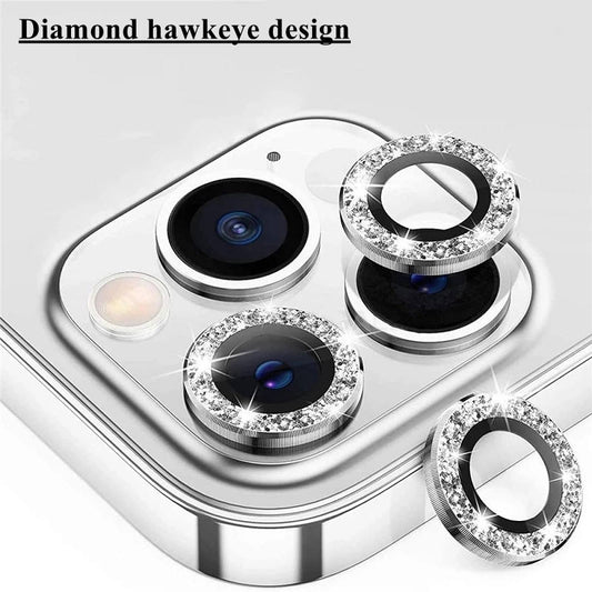 Camera Diamond Lens Protection Rings – Sparkle Guard for iPhone