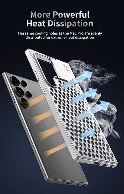 Back cover for Galaxy S24 Ultra with cooling technology design