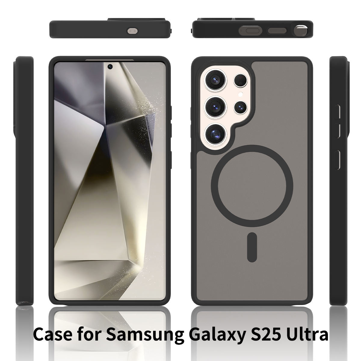 Fingerprint-resistant Galaxy case with smooth button feel and clean cutouts