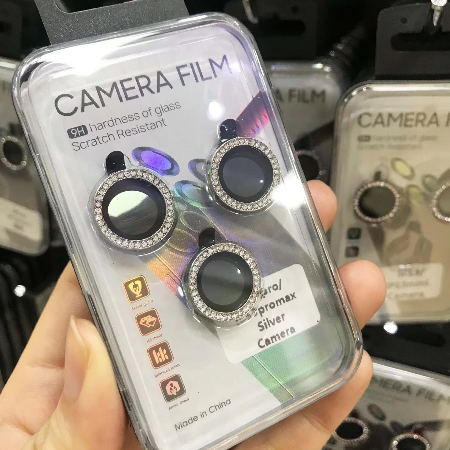 Camera Diamond Lens Protection Rings – Sparkle Guard for iPhone