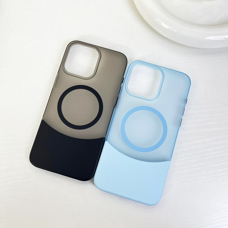 Scratch-resistant frosted iPhone case with slim profile