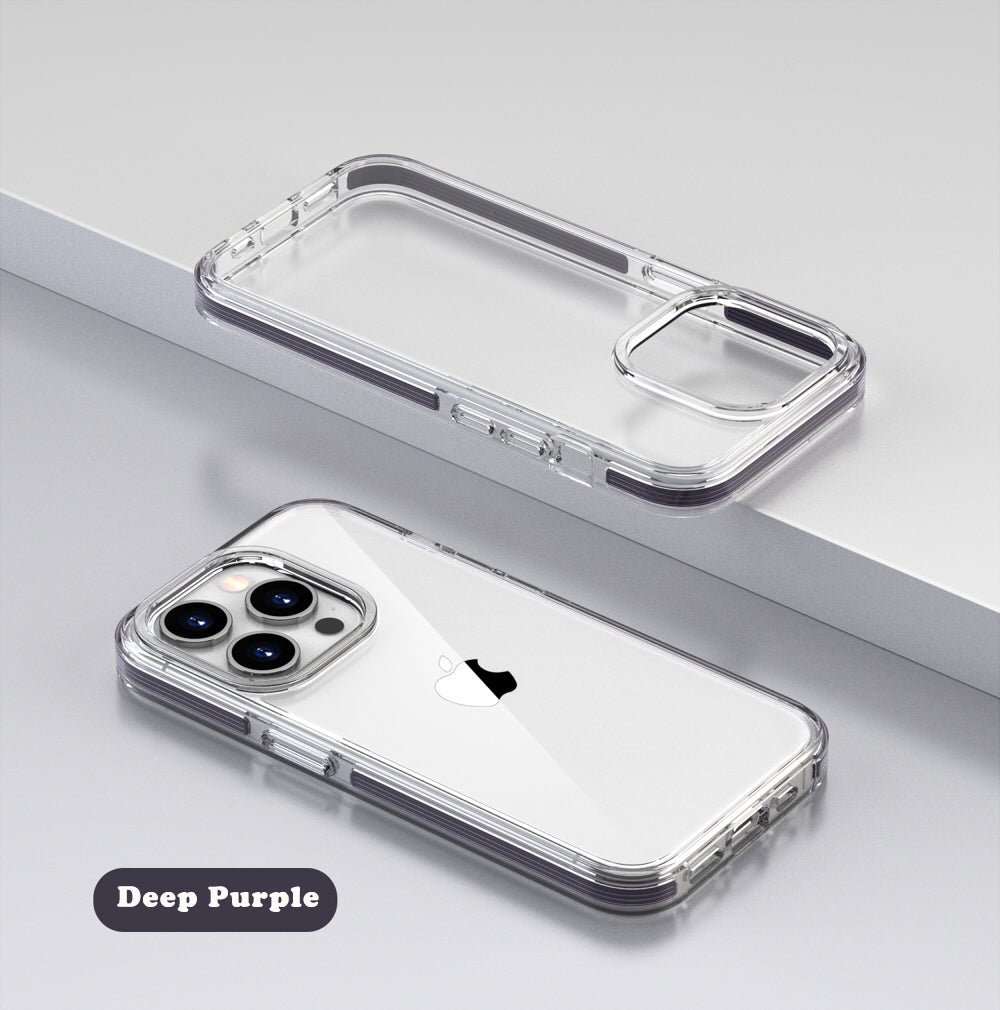 Sleek transparent iPhone cover for drop and scratch protection