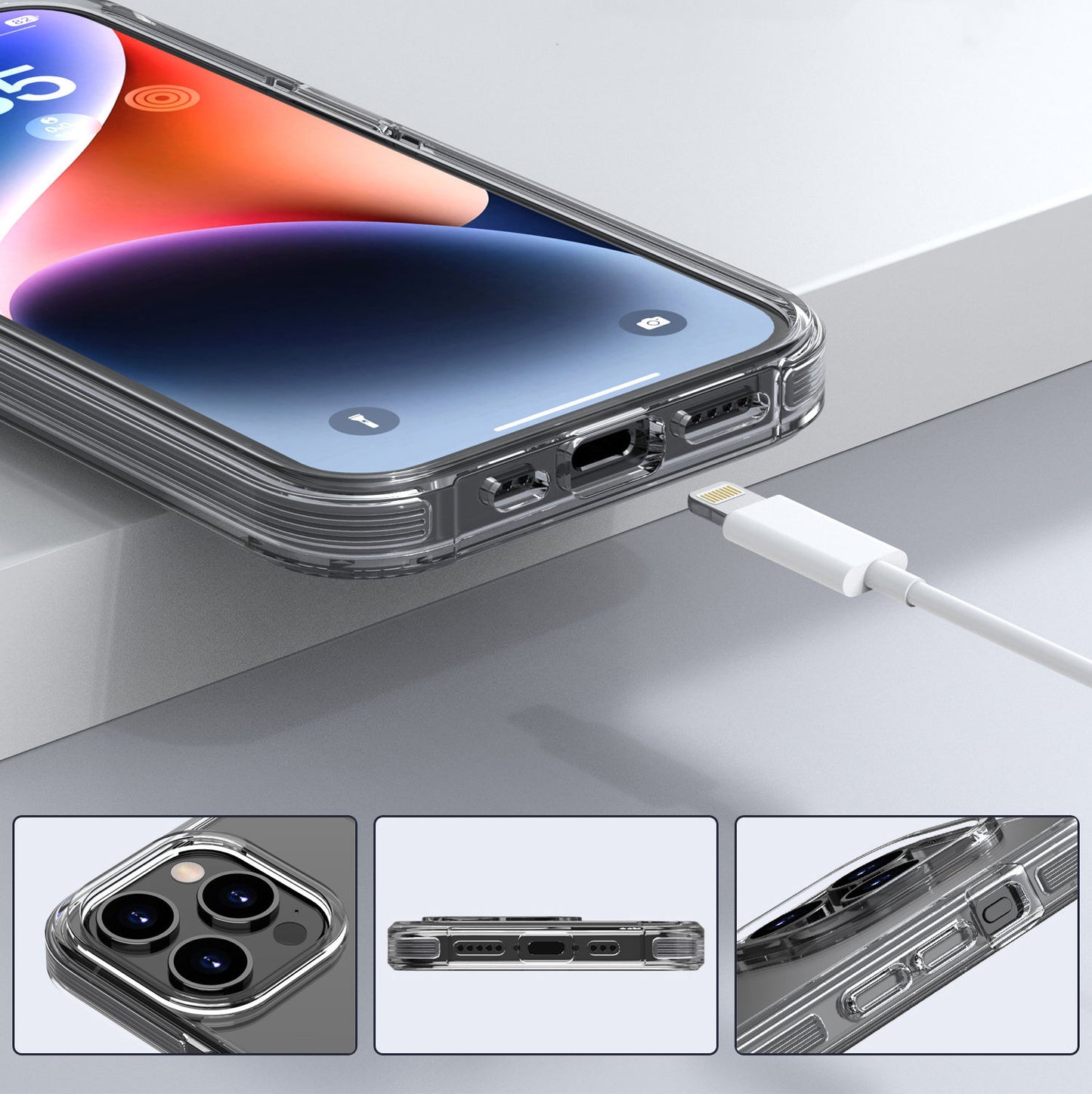 LucentFit air-cushioned corner case for iPhone 16 Series