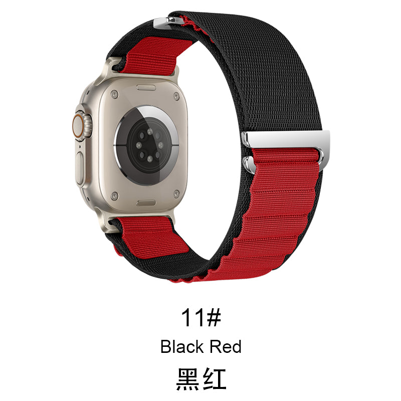 Smart loop design Apple Watch strap with durable textile weave