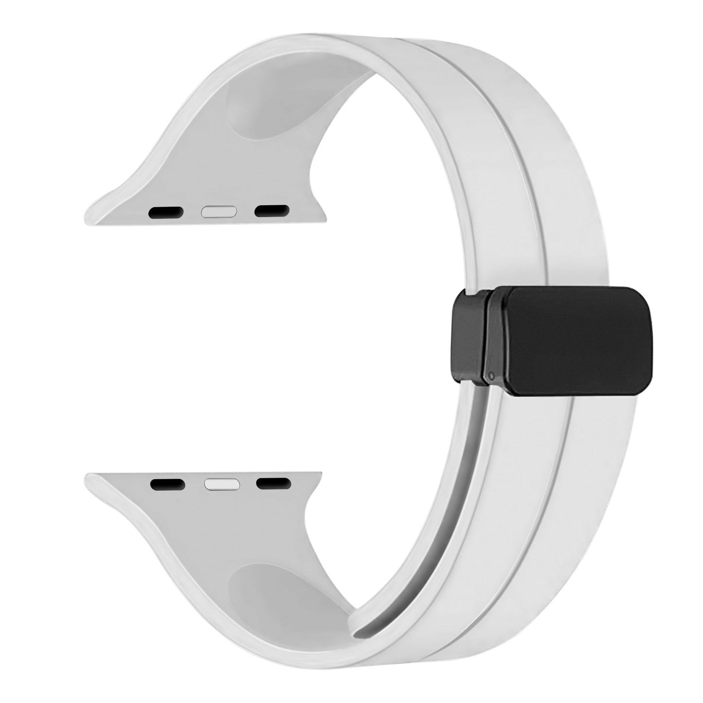 NeoMag band clasp open – magnetic lock mechanism shown