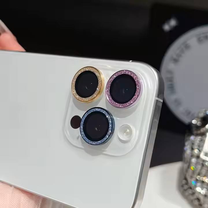 Camera Diamond Lens Protection Rings – Sparkle Guard for iPhone