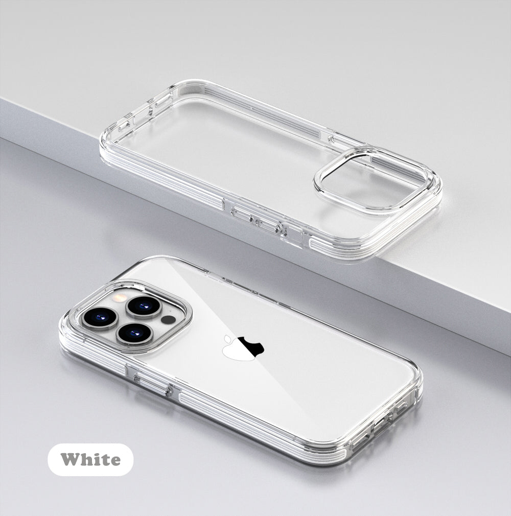 Minimalist shock-absorbent iPhone case with clear finish India