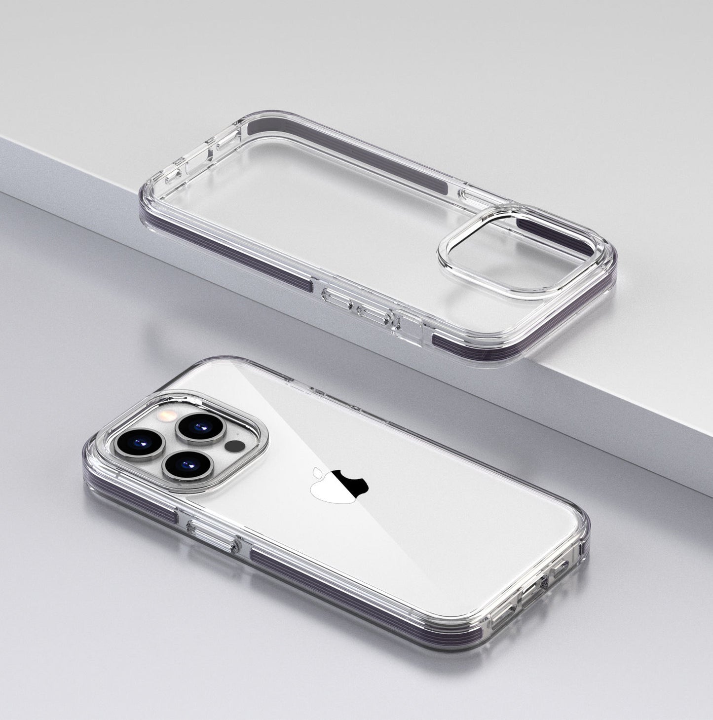 Hard shell iPhone case in white with anti-scratch finish