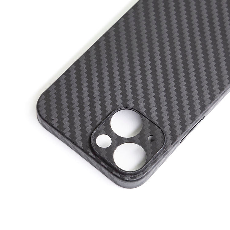 Scratch-resistant carbon iPhone 16 Pro case with slim profile