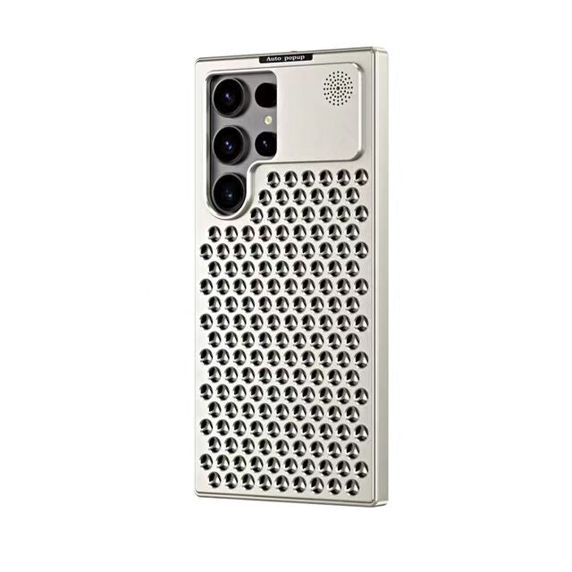 Samsung Galaxy S24 Ultra case with heat dissipation vents