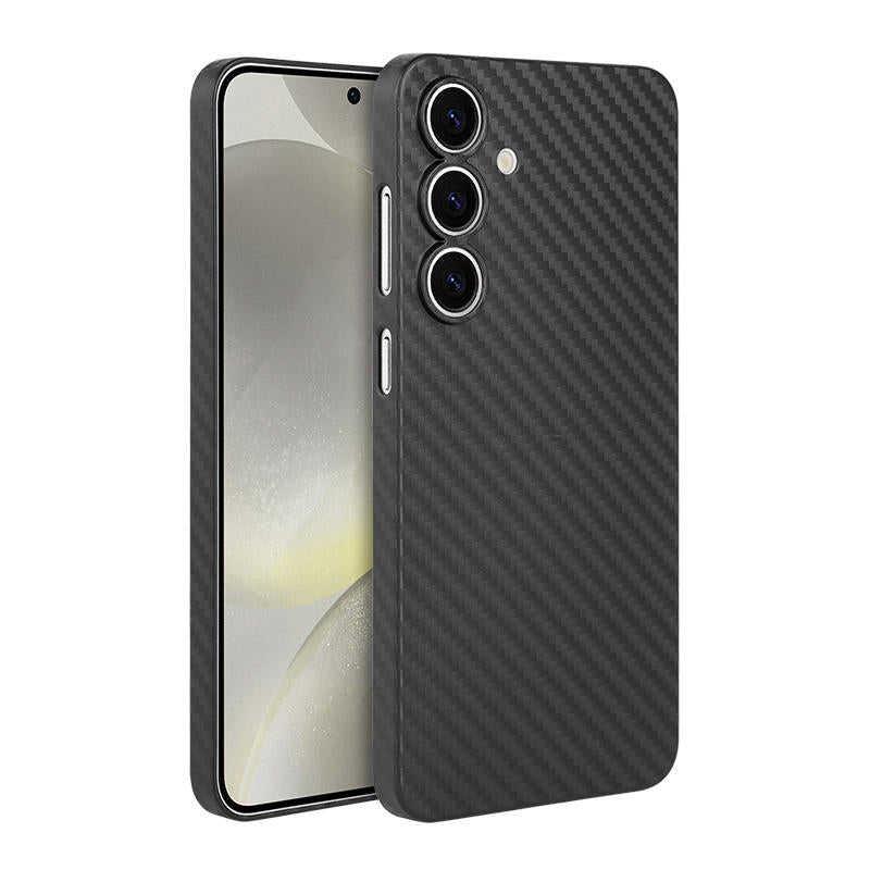 Phone case with carbon fiber texture for Samsung galaxy s24 & s25 ultra