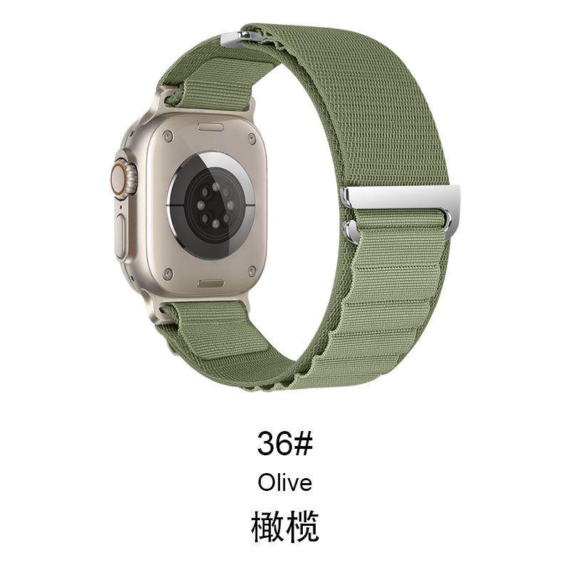 Lightweight and adjustable Apple Watch band in stylish blue