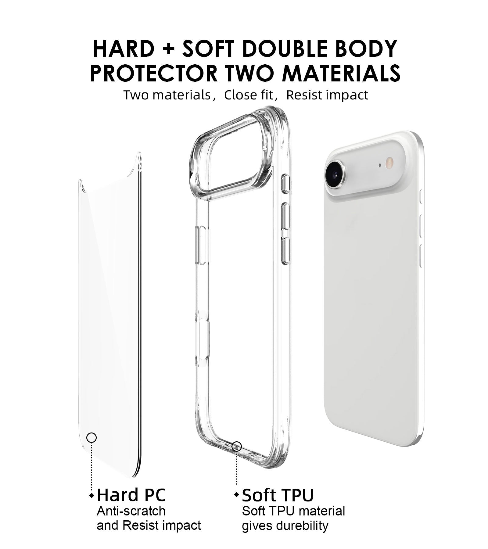 Best clear case for iPhone 17 series in India – GlassTone Ultra Clear Cover