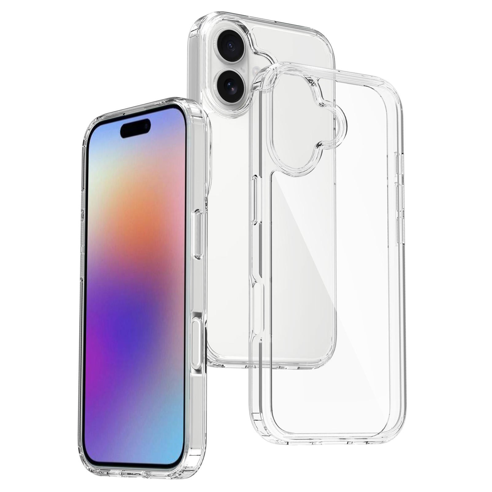 Anti-yellowing crystal-clear finish GlassTone case for iPhone 17 Air