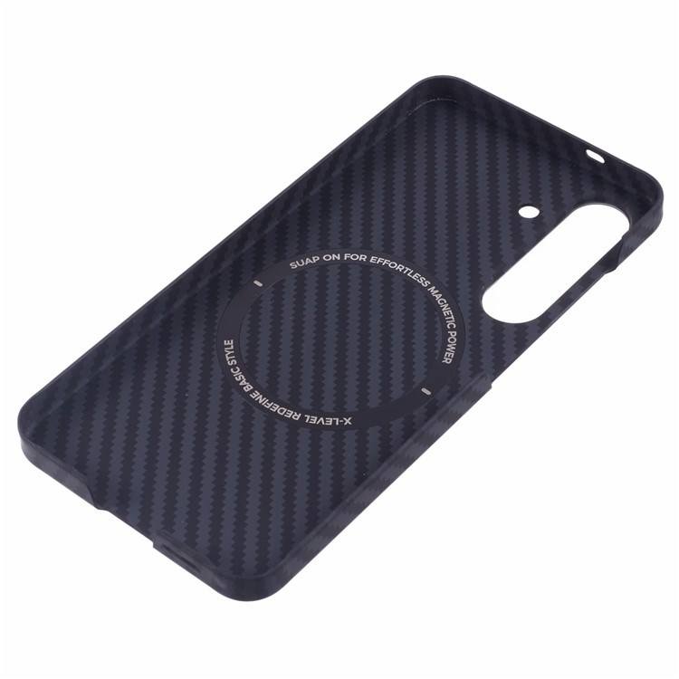 Matte black Samsung case with fingerprint-resistant carbon finish