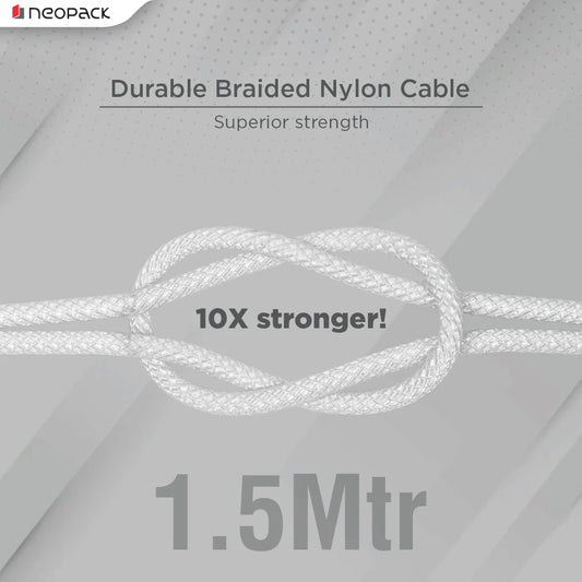 Neopack FastCharge Type-C to Type-C Cable – 60W PD
