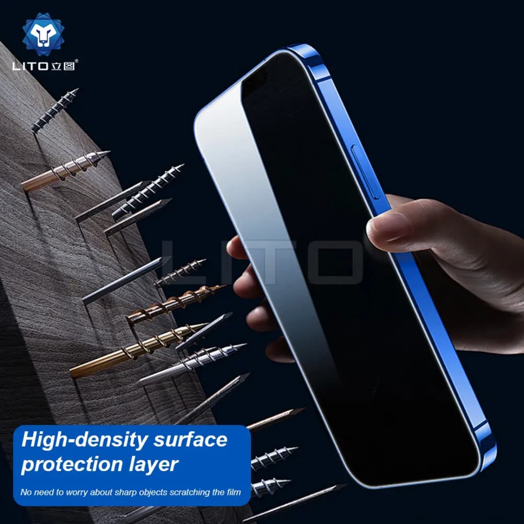 Anti-smudge 9H privacy glass for iPhone 15 Pro and Pro Max