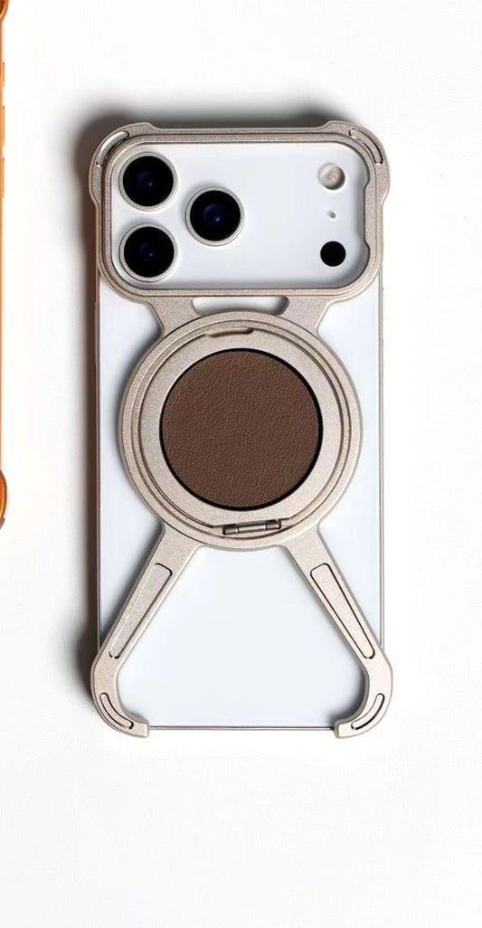 NY Style Design X Metal Series MagSafe Kickstand Case (360° Rotation)