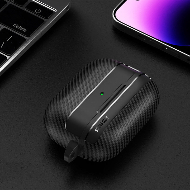 Drop-resistant AirPods Pro 2 case in stealth black