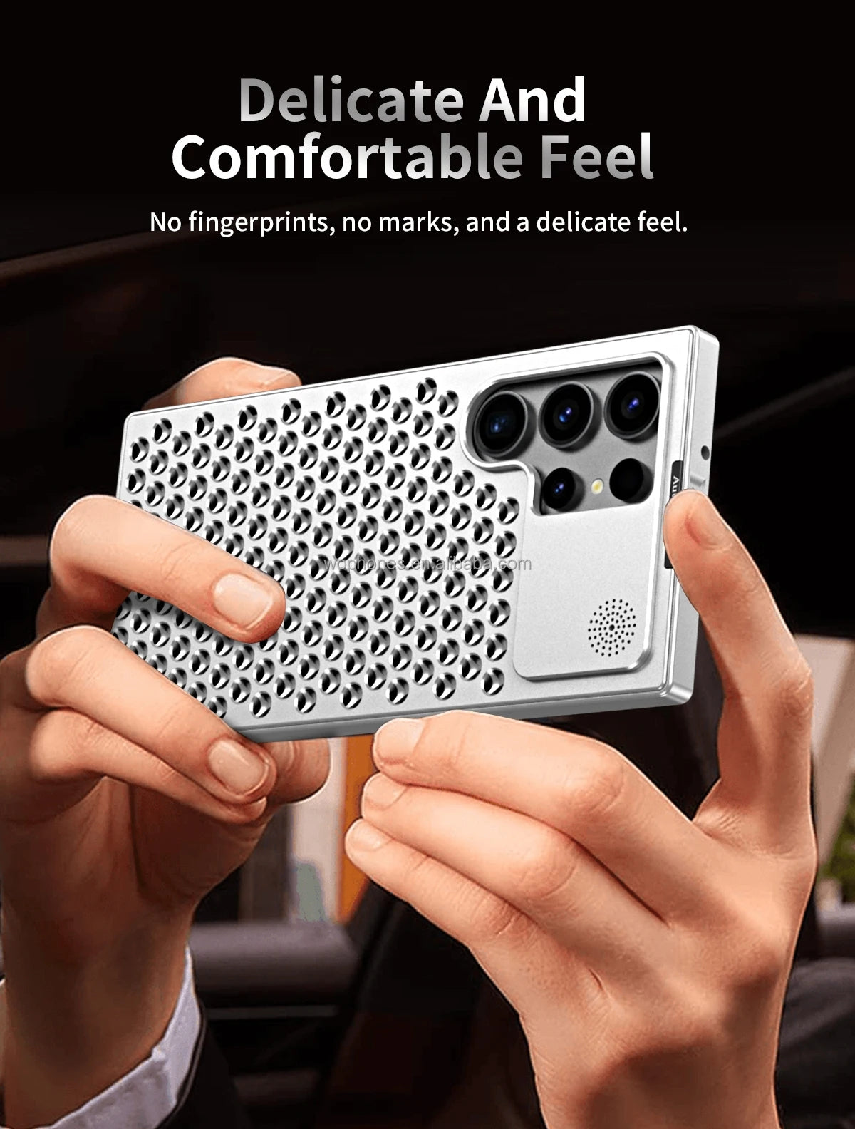 Gaming-friendly Samsung case with Mac-style ventilation holes