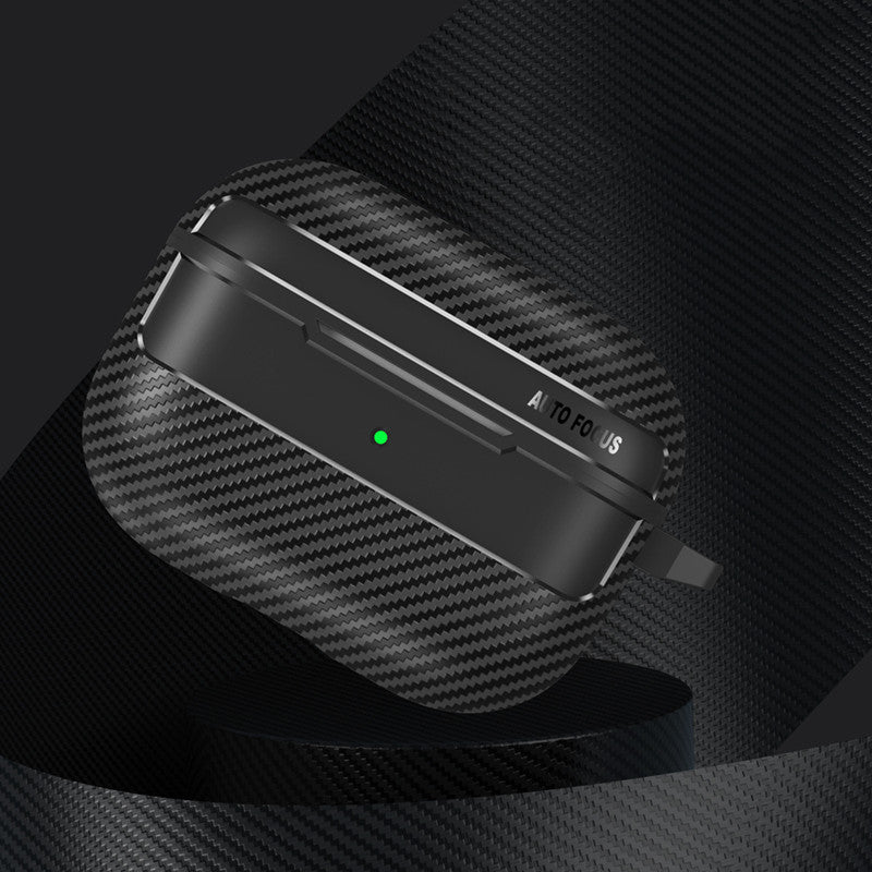 Rugged case with carbon finish for Apple AirPods Pro