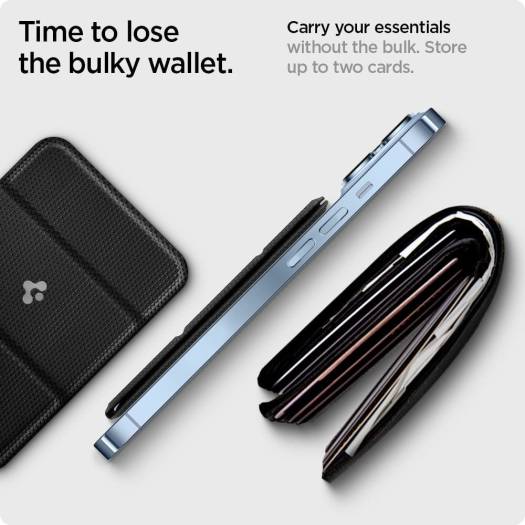 Slim MagSafe wallet for iPhone with dual functionality