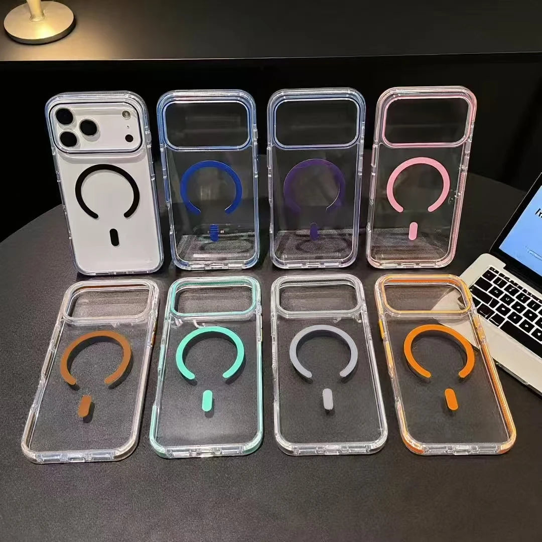 Slim OrbitShield MagSafe case with reinforced corners