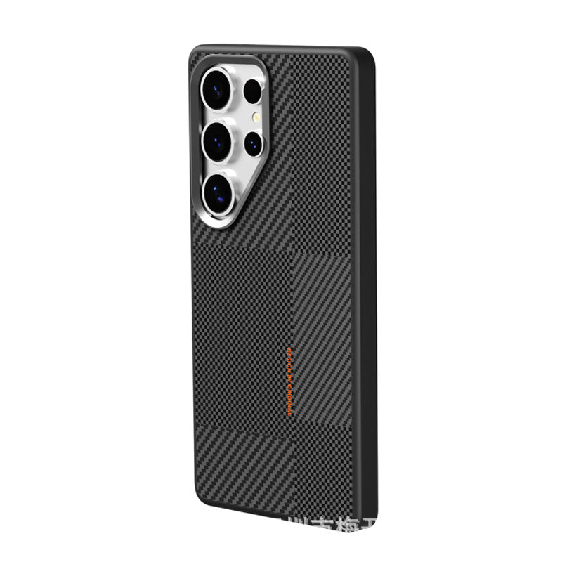 Galaxy S24 Ultra protective case with carbon grip finish