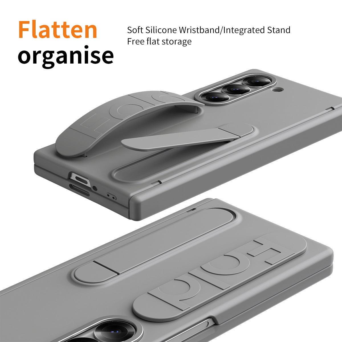 Samsung Fold 5 case with premium grip and stand design