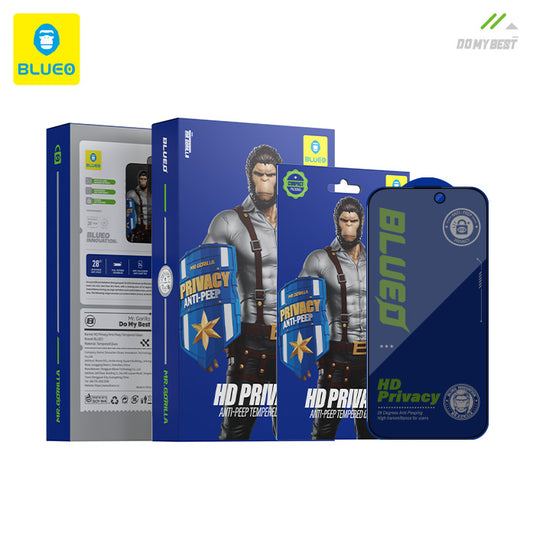 Blueo 2.5D HD Privacy Tempered Glass for iPhone 17 Series