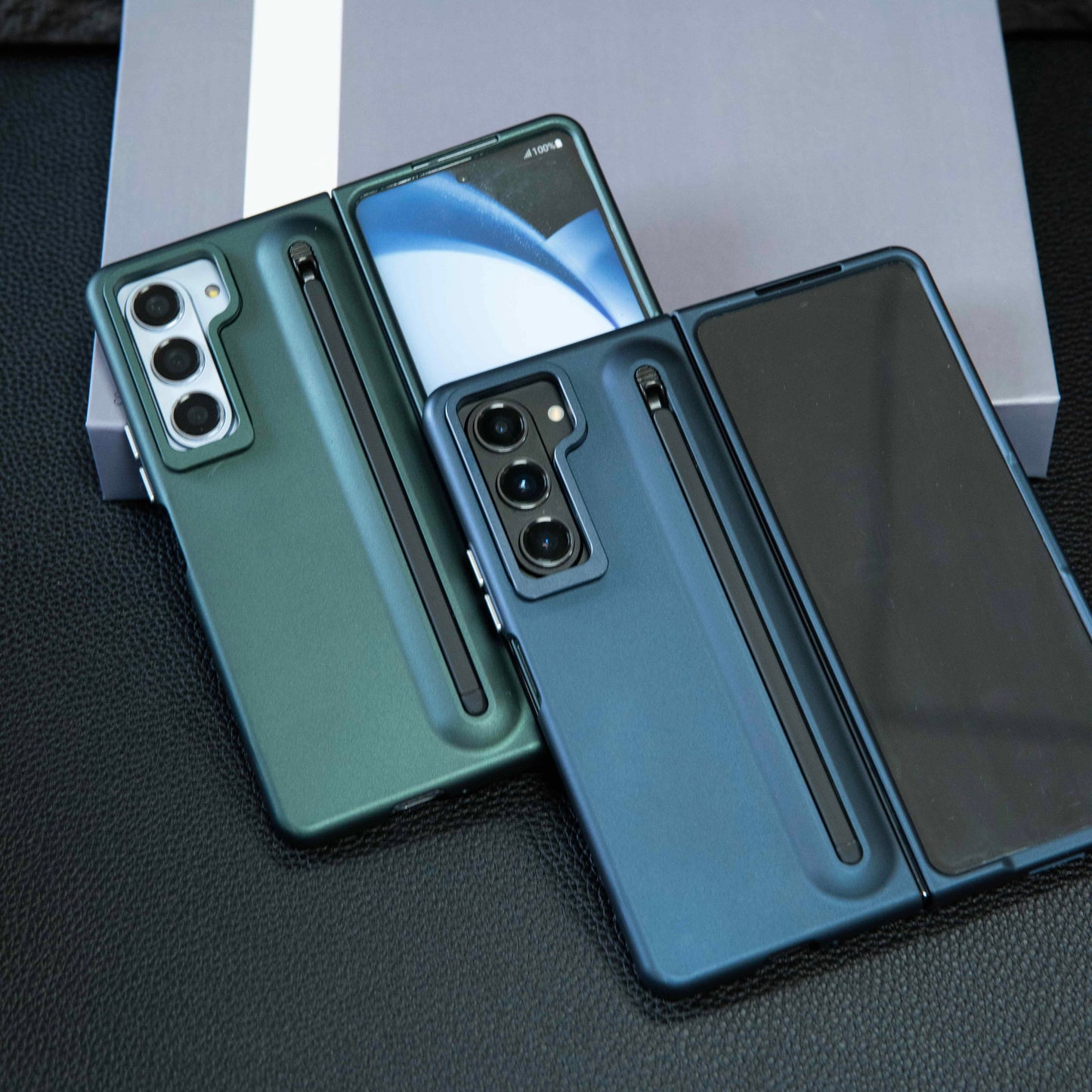 Premium full-view case for Samsung Z Fold 7 with matte texture