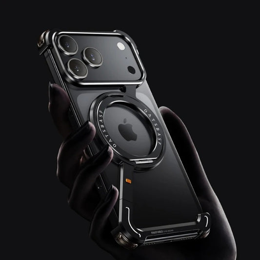 Slim metal iPhone 17 case with shockproof protection