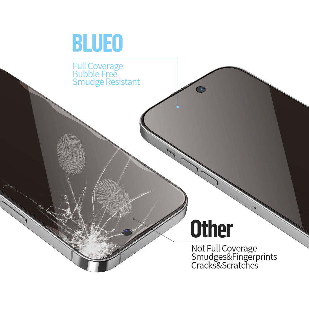 Blueo 2.5D HD Privacy Tempered Glass
