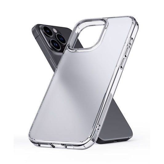 Matte finish phone case with frosted anti-glare back