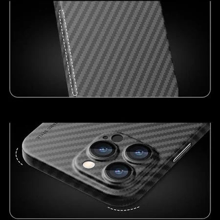 Slim carbon MagSafe back cover for iPhone 16 and 15 series