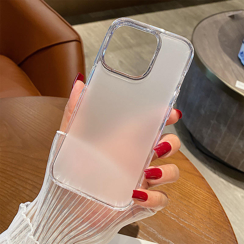 touch matte case with fingerprint-resistant frosted texture