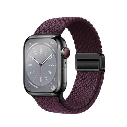 Coastal Braid Premium Tricolor Apple Watch band crafted from breathable woven nylon for all-day comfort.