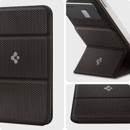 SnapStand magnetic cardholder with foldable kickstand


