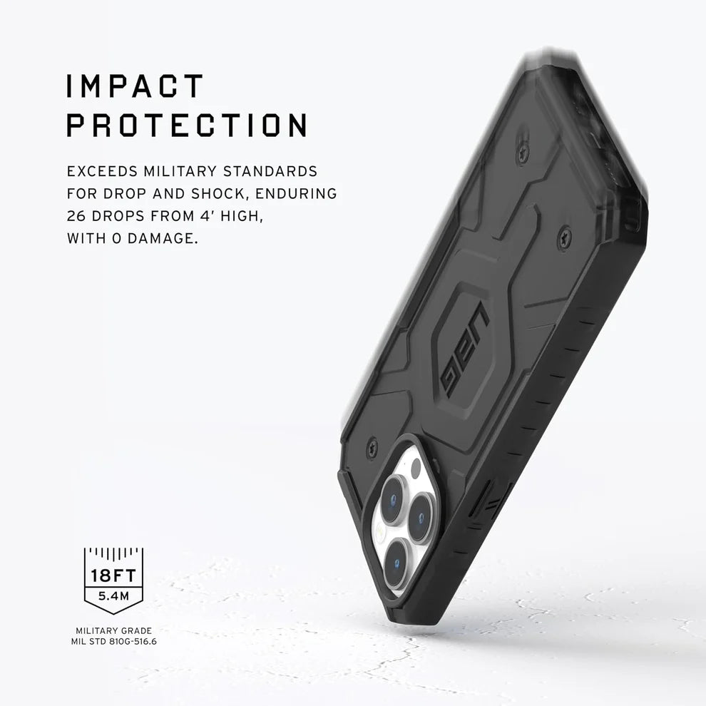 Rugged protective back cover for iPhone 16 Series

